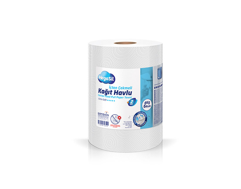 megasil içten çekmeli kağıt havlu